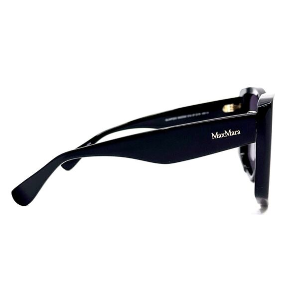 New, MAXMARA Sunglasses Glimpse6 MM0098 01A Authentic - Picture 10 of 13